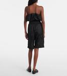 Шорты карго с рюшами Ganni, черный - фото 3