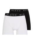 Трусы BLEND Boxer shorts Ned, черный/белый - фото