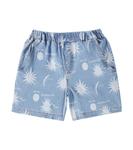 Звездные джинсовые шорты Jellymallow, синий - фото