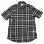 Рубашка мужская синяя Burberry, синий - фото