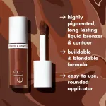 Бронзер e.l.f. Cosmetics Camo Liquid Bronzer & Contour 2 Fair/Light - фото 5