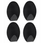 Вешалка для ванной 4 шт Kadax, черный - фото