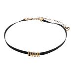 Металлическое ожерелье с репсовой лентой для женщин DIOR - фото 6