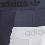 Боксеры мужские 2 шт Adidas, 2 Pack (синий+белый) - фото 4