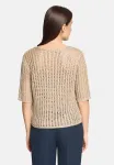 Mit lochmuster basic tshirt Betty Barclay, Beige - фото 3