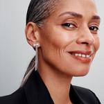 Серьги Pavé Bow Drop Pandora, стерлинговое серебро - фото 2