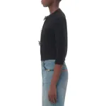 Кардиган с детализированным бантом Valentino, черный - фото 5