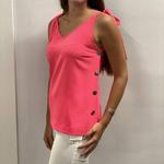 Розовая рубашка Miranda из крепа Vilagallo - фото 2