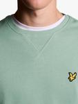 Хлопковый свитшот с круглым вырезом Lyle & Scott, Cold Mint - фото 3