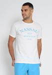 Футболка с принтом Nassau, белый - фото 7