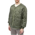 Стеганая куртка с логотипом Alpha Industries, зеленый - фото 4