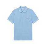 Поло с отделкой LACOSTE, синий - фото 9