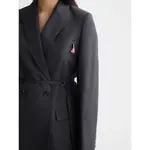 Блейзер Scotch & Soda Double Breasted Belted Drapey, черный - фото 5