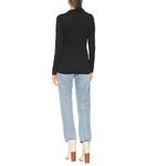 Топ Meri из эластичного хлопкового джерси VELVET, черный - фото 3