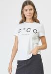Футболка с принтом COCOCC SIGNATURE TEE Co'couture, белый - фото