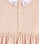 Присборенное платье в клетку Tartine et Chocolat, розовый - фото 2