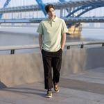 Повседневные брюки мужские CAT, зеленый - фото 7