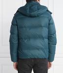 Пуховик мужской Calvin Klein Jeans с капюшоном и монограммой, синий - фото 4