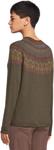 Свитер Royal Robbins Women's Westlands Fairisle Crew, Everglade Heather Monarch Pattern - фото 3