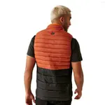 Жилет Regatta Leedre Hybrid, черный/оранжевый - фото 2