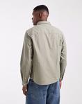 Рубашка Oxford Regular цвета хаки Asos Design - фото 3