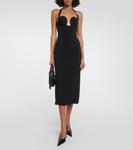 Платье миди Medusa '95 с вырезом халтер Versace, Blac - фото 2