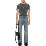 Брюки-клеш Balenciaga, светло-голубые - фото 4