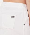 Джинсовая юбка бахрома Michael Kors, белый - фото 4