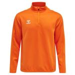 Толстовка Hummel Core XK Poly Half Zip, оранжевый - фото