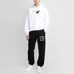Брюки caravaggio-print track pants 'black yellow' Off-White, черный - фото 4