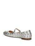 Балетки AGL Milly Strap, серебряный - фото 3