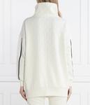 Толстовка женская Guess Active с высоким свободным воротником, экрю - фото 4