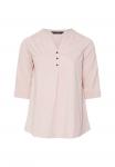 Топ Evans ABSTRACT PLEAT FRONT HENLEY , Pink - фото 5