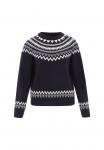 Джемпер DreiMaster Jumper, Navy Offwhite/Dark Blue - фото 5