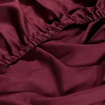 Простыня на резинке Landshut" wine red 180x200 cm" Erwin Müller - фото 5