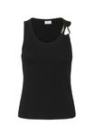 Топ Kaffe KALOREENA TANK TOP, Black Deep/Mottled Black - фото 4