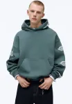 Толстовка сообщества stwd Pull&Bear, Green - фото 3