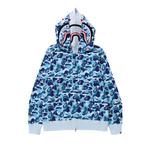 Худи BAPE ABC Camo Double Shark Full Zip 'Blue', синий - фото 2