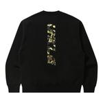 Свитер BAPE Unkle Pointman Logo Relaxed Crewneck, Black - фото 2