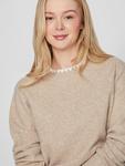 Пуловер Vila Hefna, бежевый - фото 4
