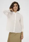 Блузка на пуговицах Kaffe, Chalk - фото