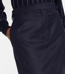 Шерстяная юбка-карандаш Stella McCartney, темно-синий - фото 4