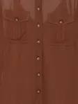 Рубашка с карманом ZIMMERMANN, коричневый - фото 3