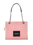Marc Jacobs сумка-тоут Denim Chain Medium, розовый - фото 3