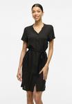 Платье-рубашка KURZ VILA, черный - фото