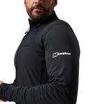 Спортивный топ Berghaus MTN Arete LB Half Zip, черный - фото 7