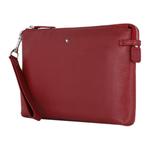 MONTBLANC Кожаный клатч Men's Red - фото 2
