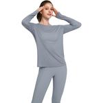 Рубашка с длинным рукавом Yvette, серый - фото 3