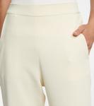 Московские прямые брюки из эластичного крепа Asceno, Papyrus - фото 4