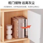 Стол 100 см с полкой Naijia, компьютерный, письменный, для учебы и офиса, теплый белый - фото 6